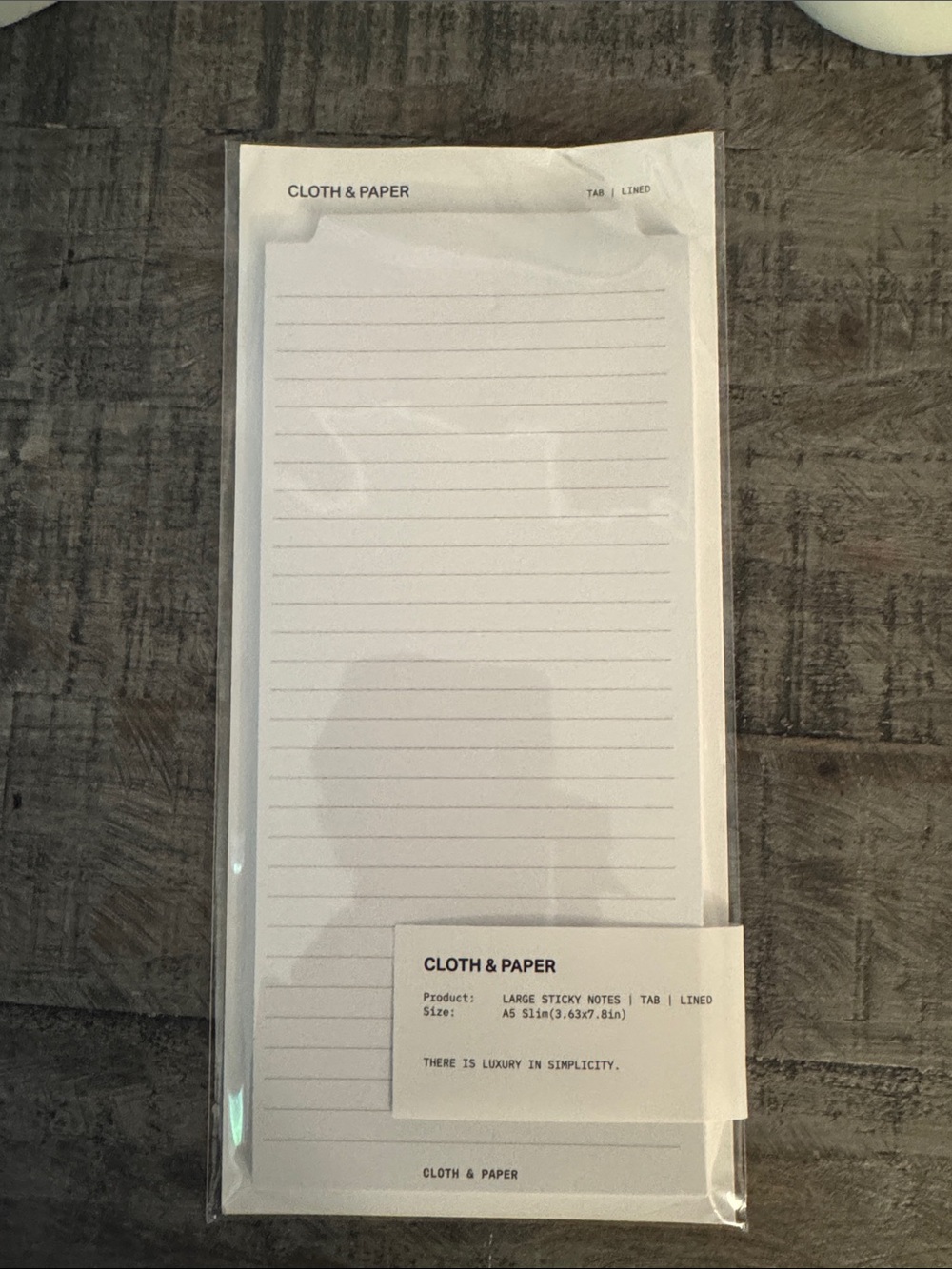 🏷️ NWT Cloth & Paper Large Sticky Notes - Picture 2 of 3